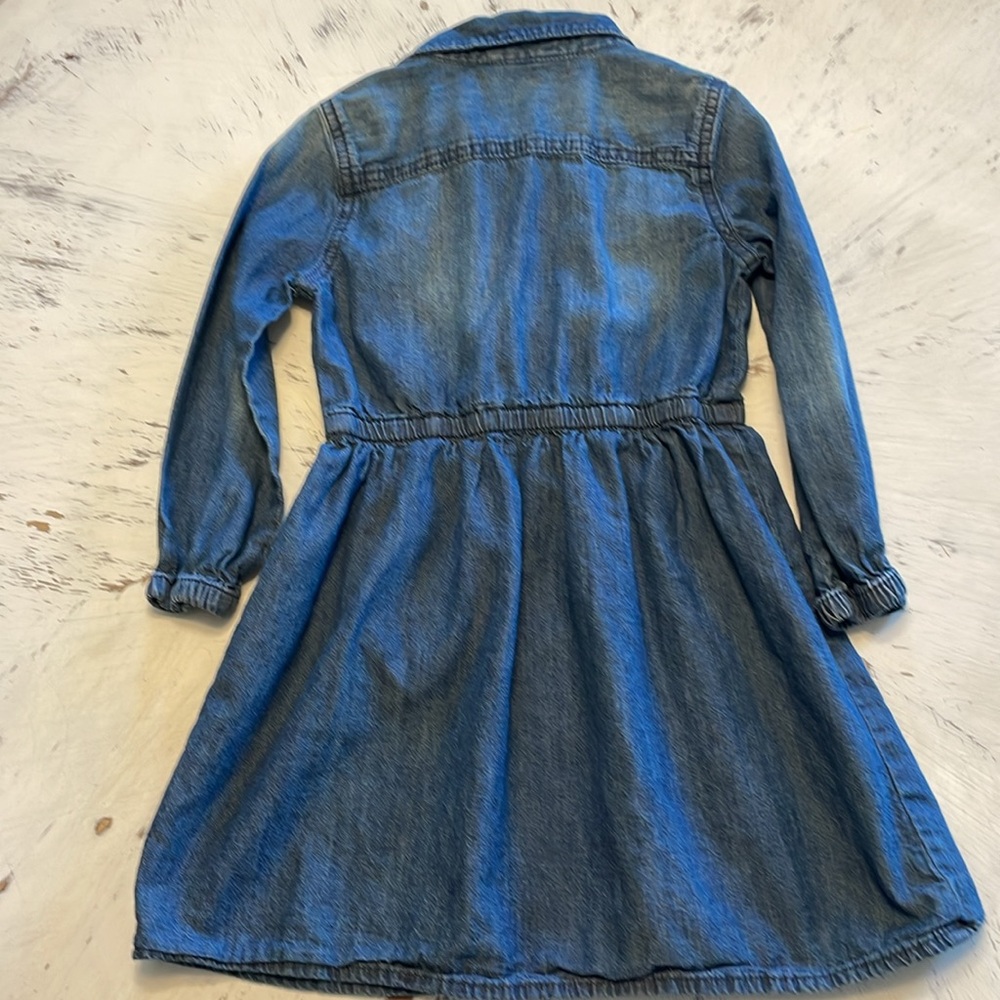 Cute Fall Denim Look Dress - Picture 4 of 4